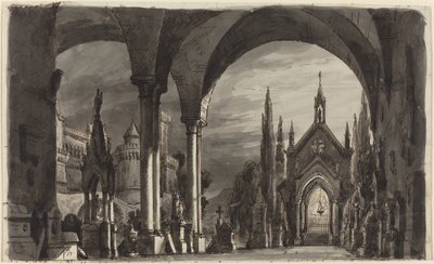 Graveyard of the Ravenswoods, from "Lucia di Lammermoor" by Romolo Liverani