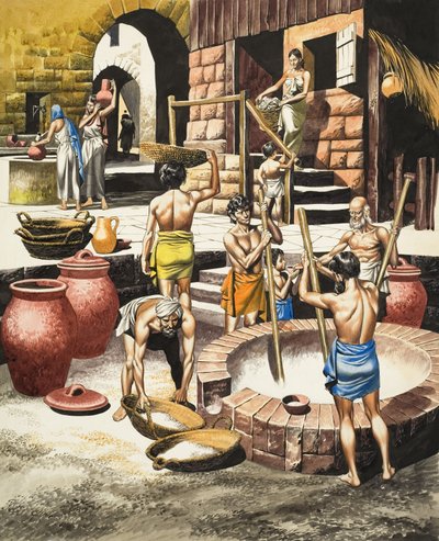 Life in the Indus Valley Between 2500 BC and 1600 BC by Ron Embleton