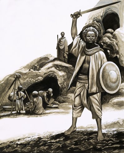 Primitive People of Today: The Qara -- They Call Them the Sons of Sheba by Ron Embleton