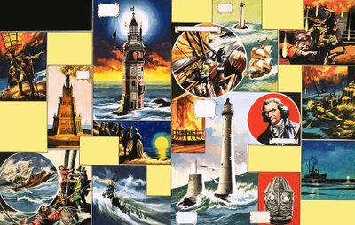 The Eddystone Lighthouse by Ron Embleton