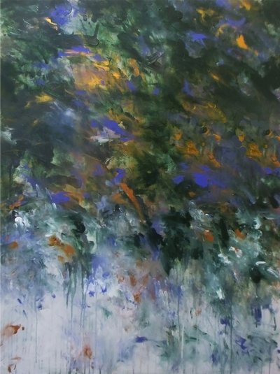 Abstract Forest Flow by Ron Halfant