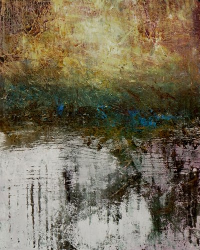 Abstract Forest Reflection by Ron Halfant
