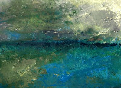 Abstract Sea Horizon by Ron Halfant