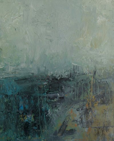 Misty Green Valley by Ron Halfant