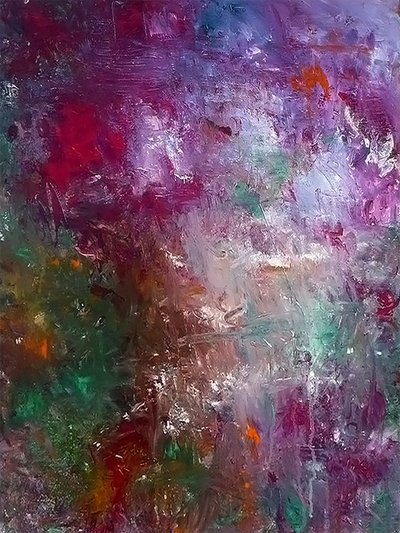 Vibrant Abstract Colors by Ron Halfant