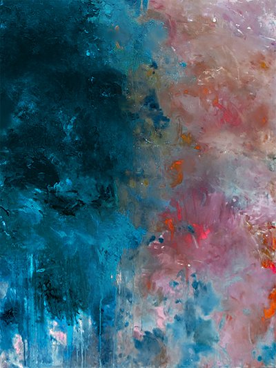 Vibrant Abstract Flow by Ron Halfant