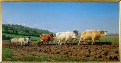 Ploughing in the Nivernais by Rosa Bonheur