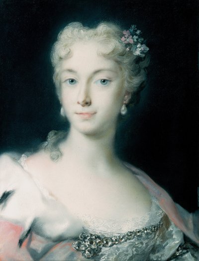 Maria Theresa, Archduchess of Habsburg by Rosalba Giovanna Carriera