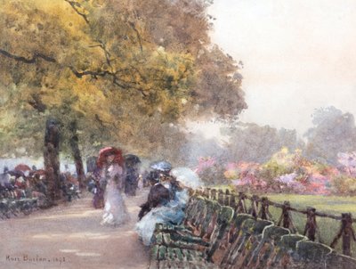 Azaleas in Bloom - The Row by Rose Maynard Barton