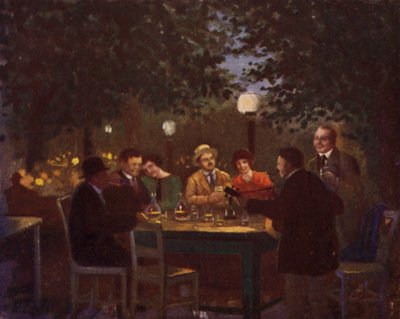 A "Heurigen" Party by Rudolf Klingsbogl