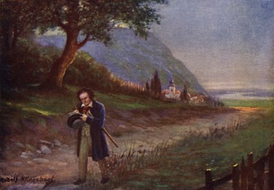 Beethoven on His Morning Walk in the Vienna Suburb Kahlenbergerdorf by Rudolf Klingsbogl