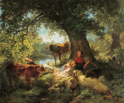 Midday Rest by Rudolf Koller