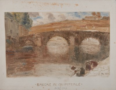 Bridge in Quimperlé I by Rudolf Konopa