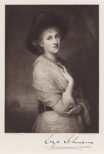 Liza Lehmann by Rudolf Lehmann