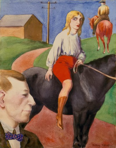Horsewoman by Rudolf Schlichter