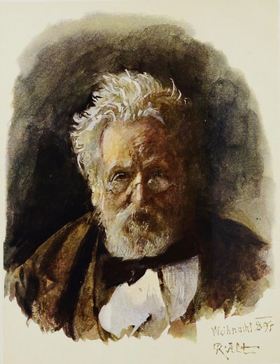 Self-portrait by Rudolf von Alt