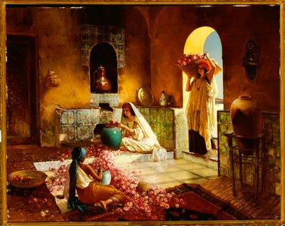 The Gathering of the Roses by Rudolphe Ernst