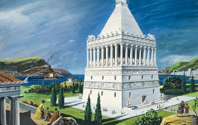The Mausoleum in Halicarnassus, Completed in 353 BC by Ruggero Giovannini