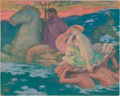 Poseidon and Amphitrite by Rupert Bunny