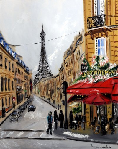 Le Recrutement Paris - with Gold Embellishment by Ruslana Levandovska
