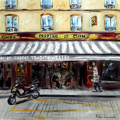 Parisian Creperie, 2022 by Ruslana Levandovska