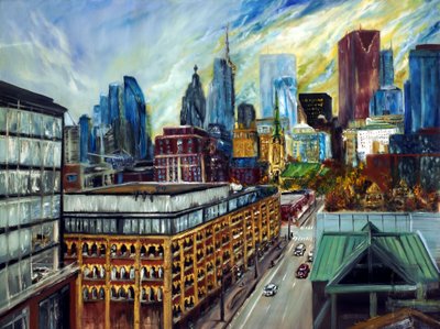 Rooftop Cityview of Toronto by Ruslana Levandovska