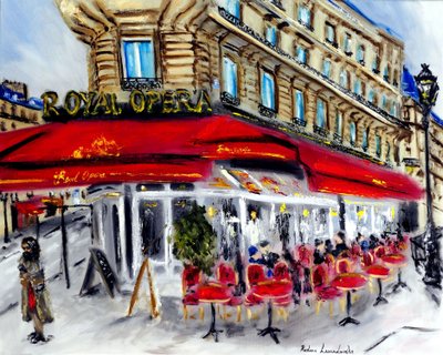 Royal Opera Restaurant Paris, 2022 by Ruslana Levandovska