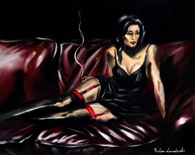 Sultry in Shadows, 2025 by Ruslana Levandovska