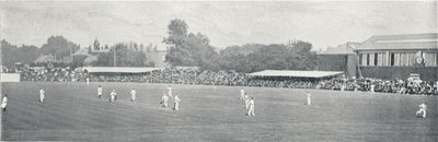 University Cricket Match at Lords, c1896 by Russell and Sons
