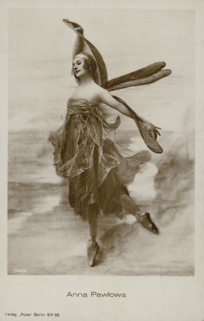 Anna Pavlova, Russian prima ballerina by Russian Photographer