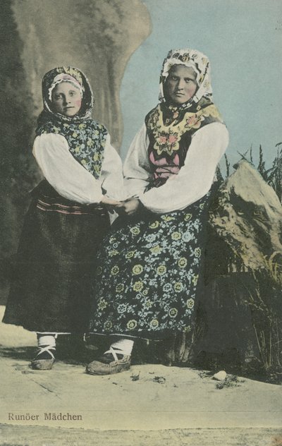 Girls in Latvian Traditional Costume by Russian Photographer