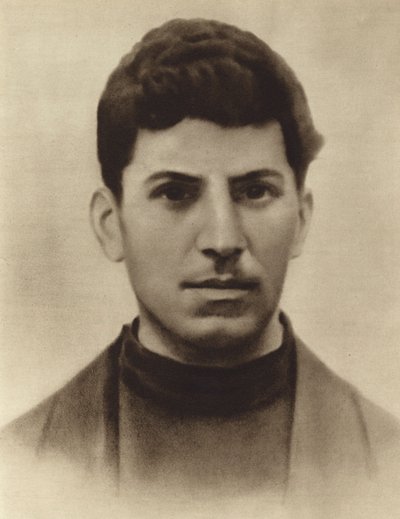 Joseph Stalin at the Age of 17, While Attending the Tbilisi Seminary, Georgia, 1896 by Russian Photographer