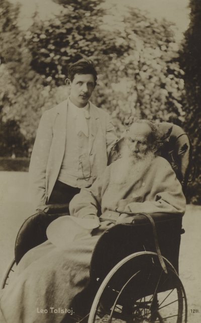 Leo Tolstoy, Russian novelist by Russian Photographer