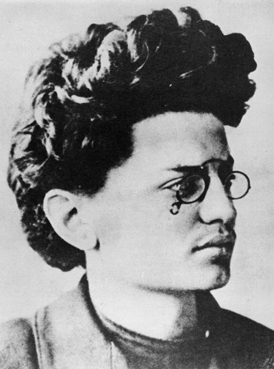 Leon Trotsky as a young student by Russian Photographer