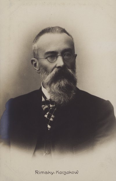 Nikolai Rimsky-Korsakov by Russian Photographer