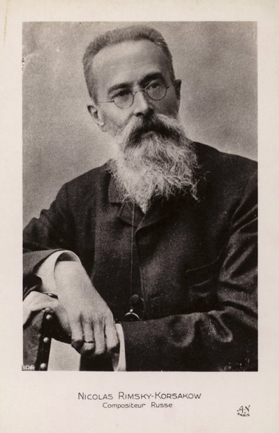 Nikolai Rimsky-Korsakov by Russian Photographer