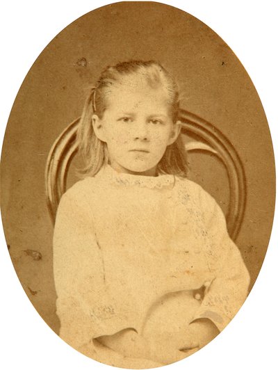 Portrait of Lyubov F. Dostoyevskaya, Daughter of Fyodor Dostoevsky by Russian Photographer