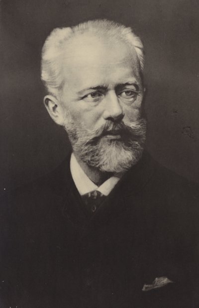 Portrait of Pyotr Ilyich Tchaikovsky by Russian Photographer