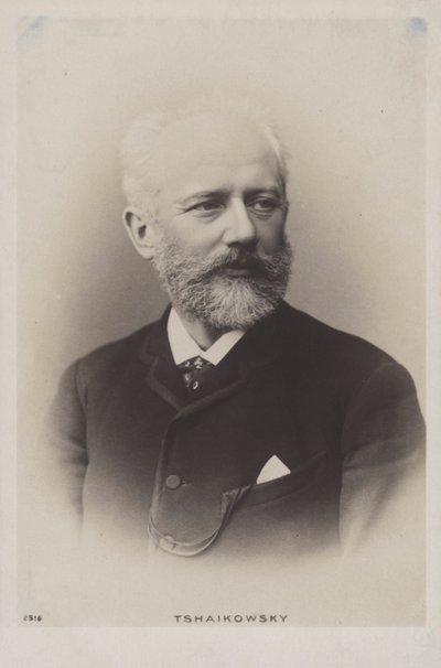 Pyotr Ilyich Tchaikovsky, Russian composer by Russian Photographer