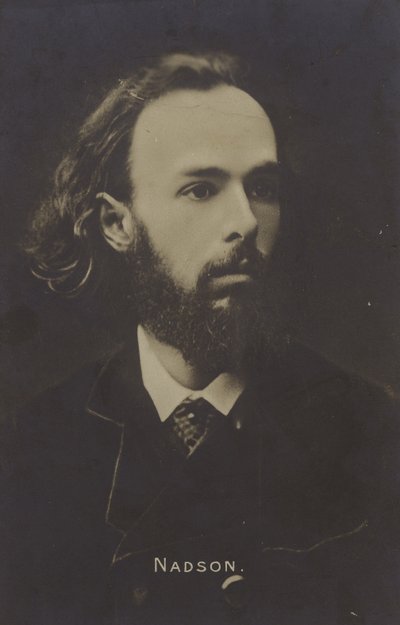 Semyon Nadson, Russian poet by Russian Photographer