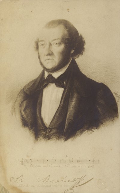 Alexander Alabyev, Russian Composer by Russian School