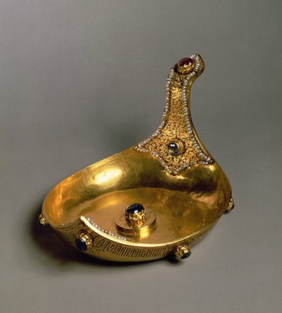 Ladle of the Tsar Mikhail Feodorovich, Moscow Kremlin Workshops, 1618 by Russian School