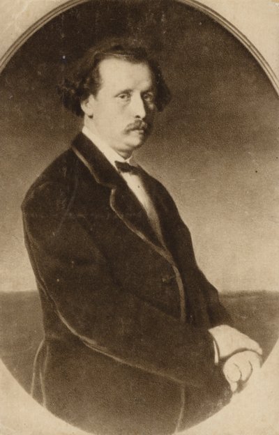 Portrait of Anton Rubinstein by Russian School