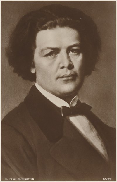 Portrait of Anton Rubinstein by Russian School