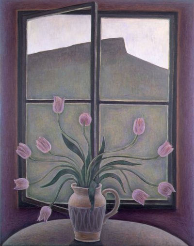 Tulips and Crag by Ruth Addinall