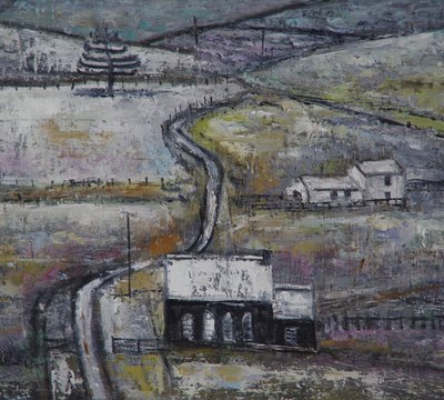 Winter Scene with Chapel (detail) by Ruth Addinall