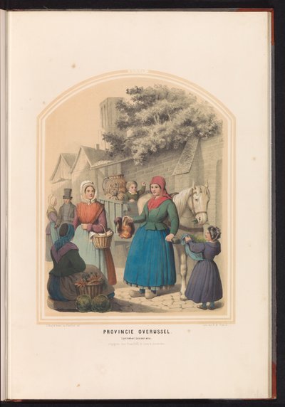 Traditional Costume of Lonneker and Losser in Overijssel, 1857 by Ruurt de Vries
