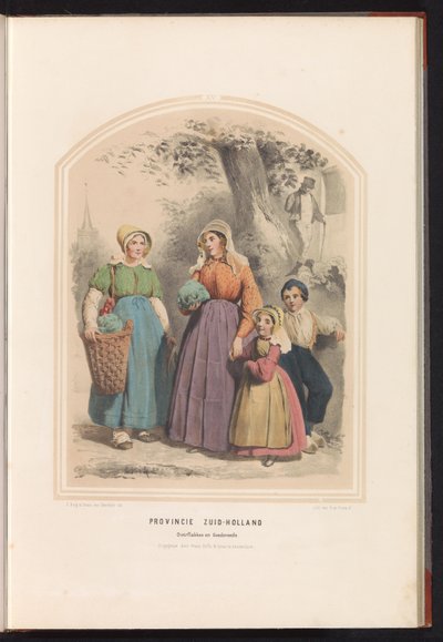 Costume of Overflakkee and Goedereede in South Holland, 1857 by Ruurt de Vries