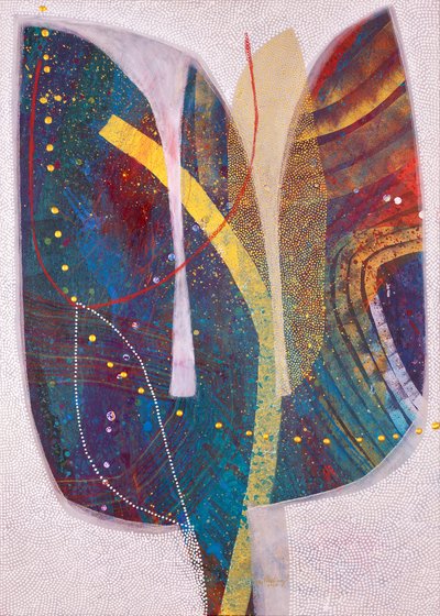 Vibrant Abstract Bloom by SAN STARLING