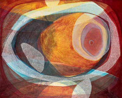 Vibrant Flowing Layers by SAN STARLING